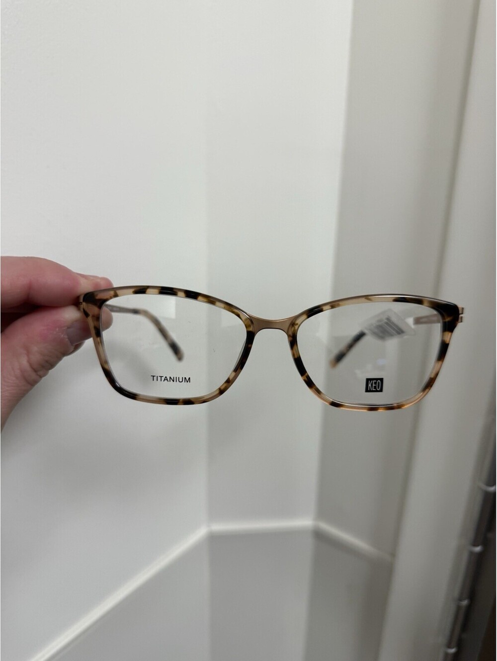 KEO Eyeglasses Kristina Titanium Tortoise Shell 52-16-140
